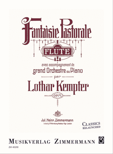 Fantaisie Pastorale Op. 71