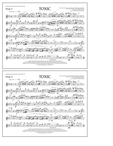 Toxic (arr. Tom Wallace) - Flute 2