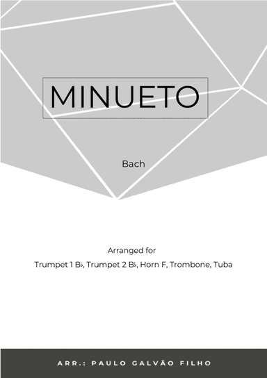 MINUETO - BACH – BRASS QUINTET