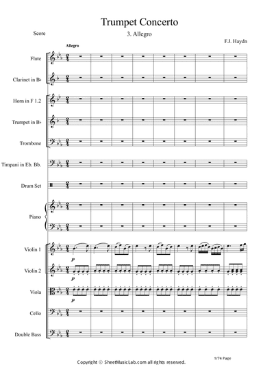 Trumpet Concerto 3. Allegro