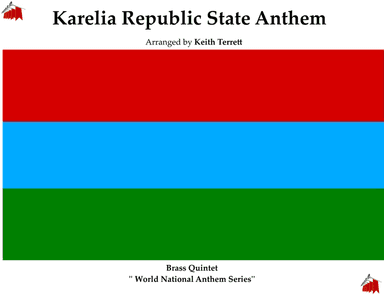 Karelia Republic State Anthem ("Karjalan kunnailla") for Classical Brass Quintet