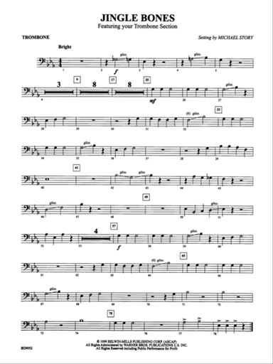 Jingle Bones: 1st Trombone