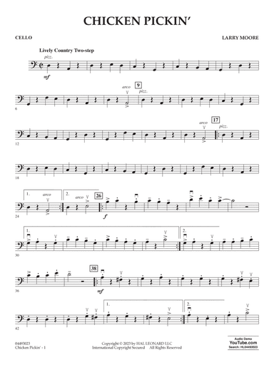 Chicken Pickin' - Cello