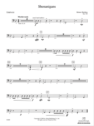 Shenanigans: Timpani