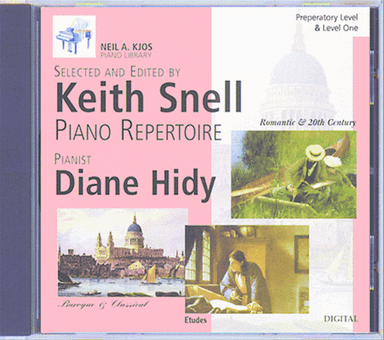 Neil A. Kjos Piano Library CD: Baroque/Classical, Romantic, Etudes, Prep & Level 1