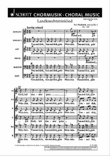 Lieder nach alten Texten