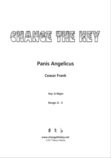 Panis Angelicus - G Major