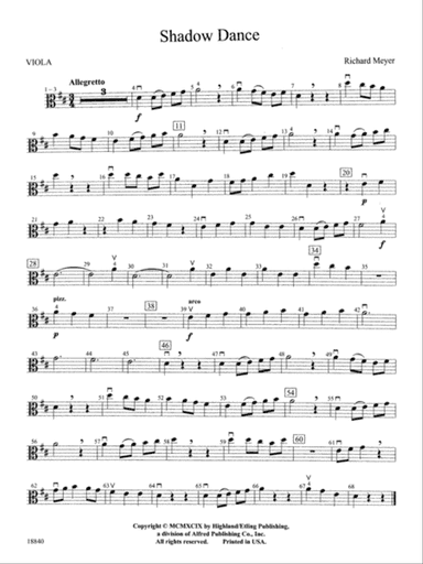 Shadow Dance: Viola