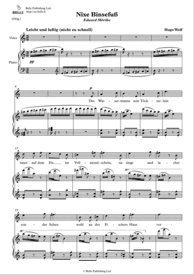 Nixe Binsefuss (Original key. A minor)