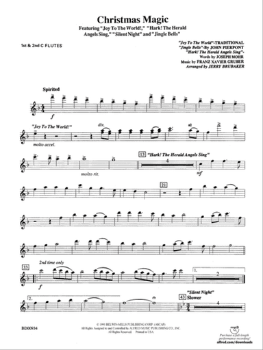 Christmas Magic: 1st & 2nd Flute