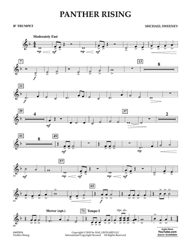 Panther Rising - Bb Trumpet