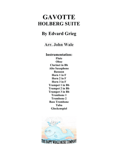 Gavotte: Holberg Suite