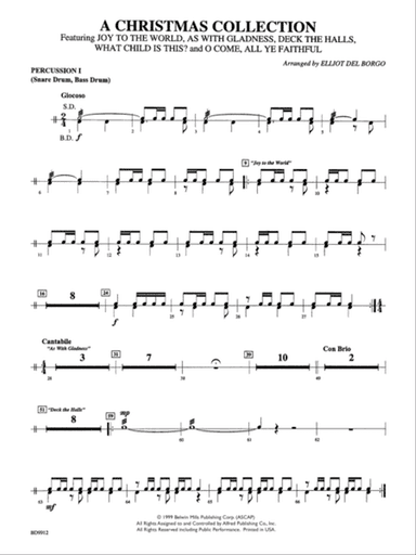 Christmas Collection: 1st Percussion