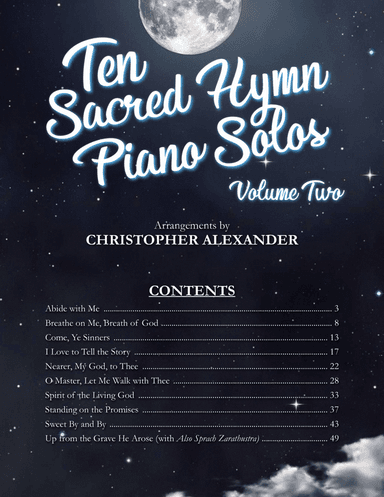Ten Sacred Hymn Piano Solos, Vol. 2