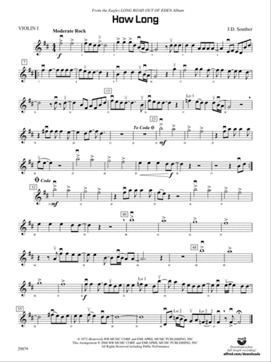 How Long: 1st Violin