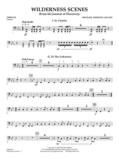 Wilderness Scenes (from The Journal Of Discovery) - Timpani
