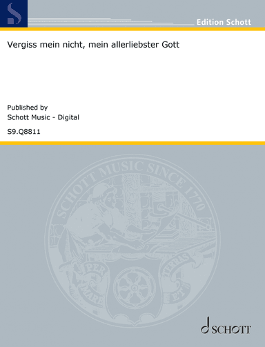 Vergiss mein nicht, mein allerliebster Gott