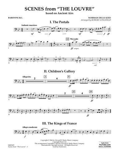 Scenes from the Louvre (arr. Robert Longfield) - Baritone B.C.
