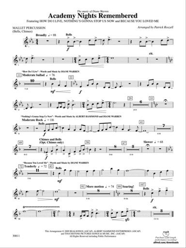 Academy Nights Remembered (The Music of Diane Warren): Mallets