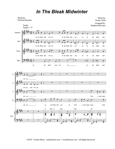 In The Bleak Midwinter (SATB)