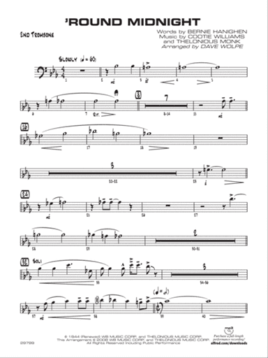 'Round Midnight: 2nd Trombone