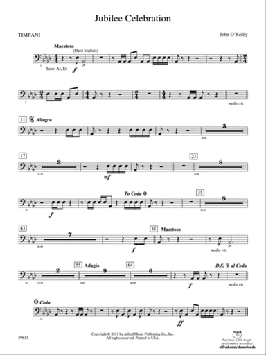 Jubilee Celebration: Timpani