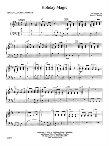 Holiday Magic: Piano Accompaniment