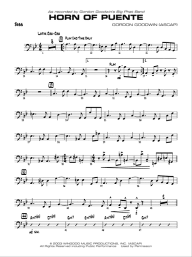 Horn of Puente: String Bass