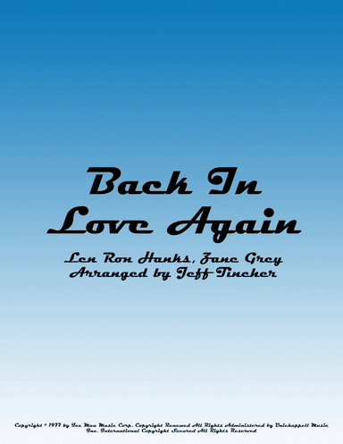 Back In Love Again