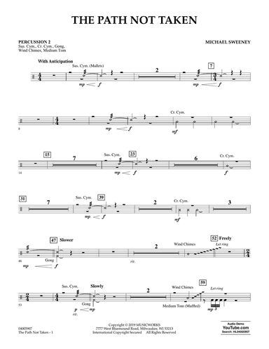 The Path Not Taken - Percussion 2