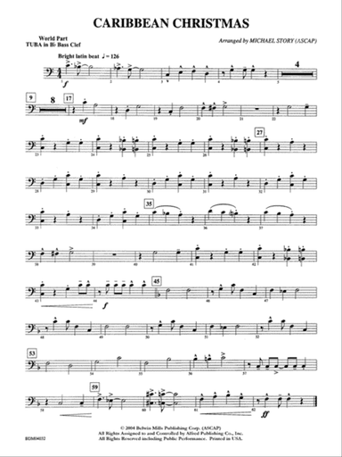 Caribbean Christmas: WP B-flat Tuba B.C.
