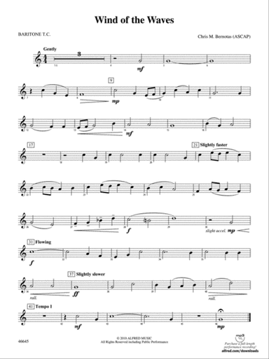 Wind of the Waves: Baritone T.C.