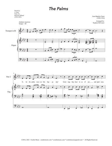 The Palms (2-part choir) (Easy Choir Version)