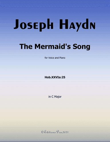 The Mermaid's Song,by Haydn,in C Major