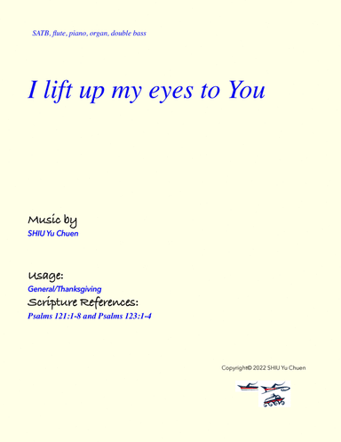 I lift up my eyes to You