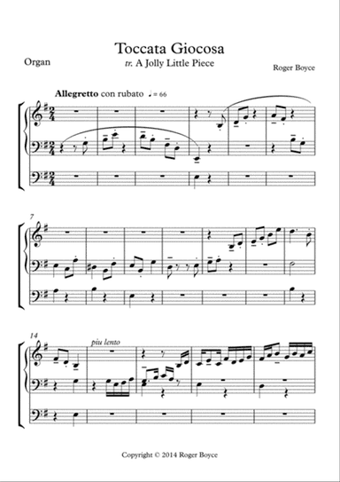 Toccata Giocosa
