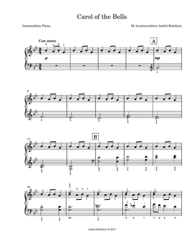 Carol of the Bells - Ukrainian Schedryk