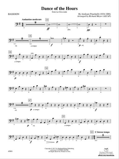 Dance of the Hours: Bassoon