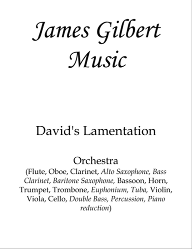David's Lamentation