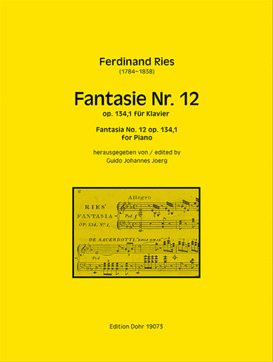 Fantasie Nr. 12 für Klavier op. 134,1 (1824) (über Themen aus Rossinis Oper "Semiramide")