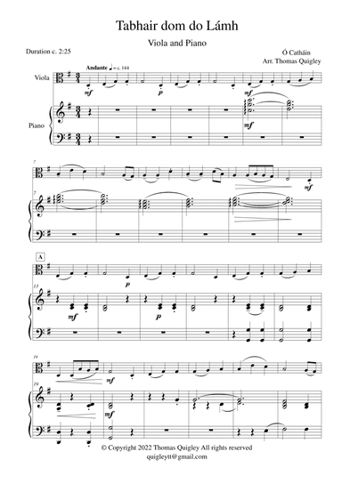 Tabhair dom do Lámh (Give Me Your Hand)