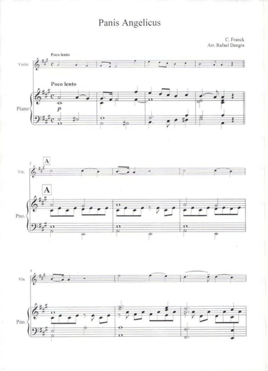 Panis Angelicus - Violin & Piano