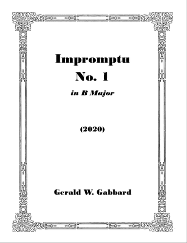 Impromptu No. 1 in B Major (2020)