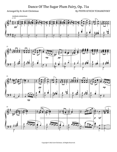 Dance Of The Sugar Plum Fairy, Op. 71a
