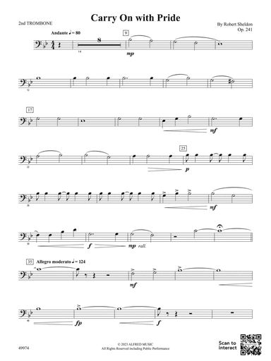 Carry On with Pride: 2nd Trombone