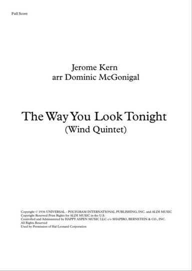 The Way You Look Tonight