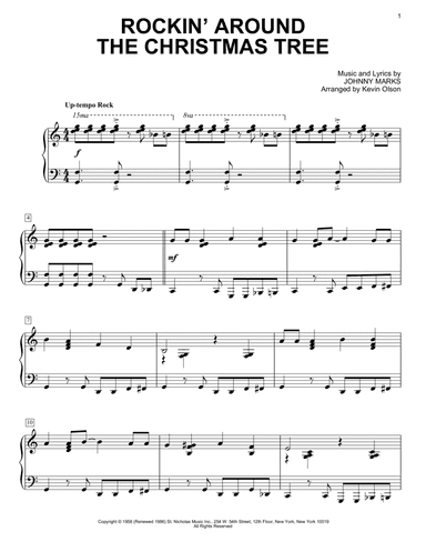 Rockin' Around The Christmas Tree (arr. Kevin Olson)