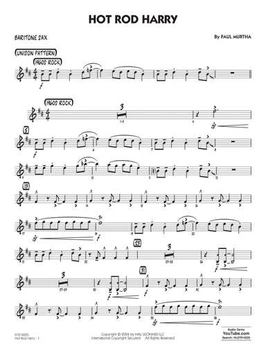 Hot Rod Harry - Baritone Sax