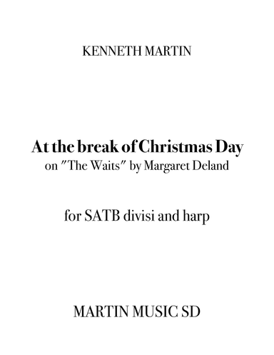 At the break of Christmas Day