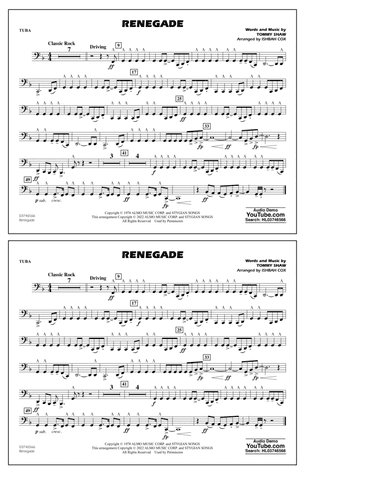 Renegade (arr. Ishbah Cox) - Tuba